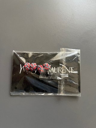 Gemelli Yves Saint Laurent grigio/rosso