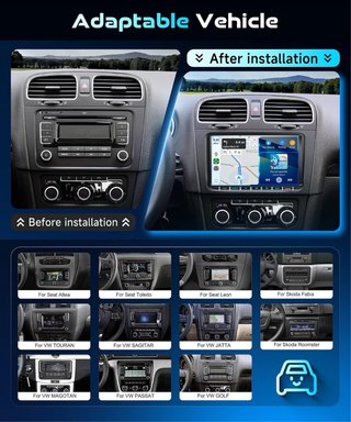 NUEVO! (180€) Radio 4G+64G VW Golf/Jetta/Passat