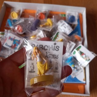 Parchís de Asturias 24 fichas, cubiletes y tablero