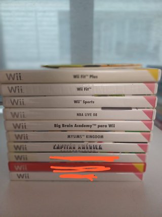 Colección Juegos Wii.