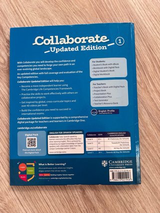 Libro Estudiante Inglés Cambridge Collaborate 1