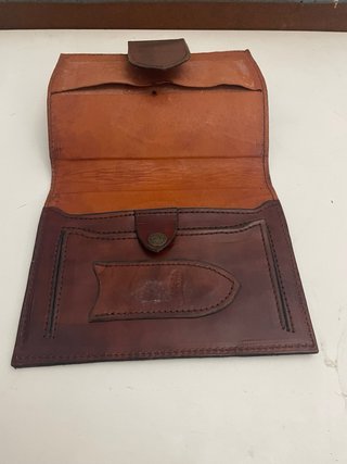 Cartera de cuero vintage