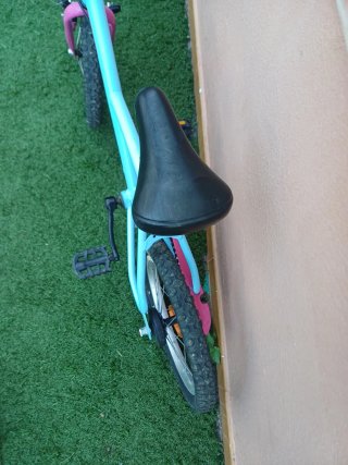 Bicicleta Infantil Btwin Azul y Rosa