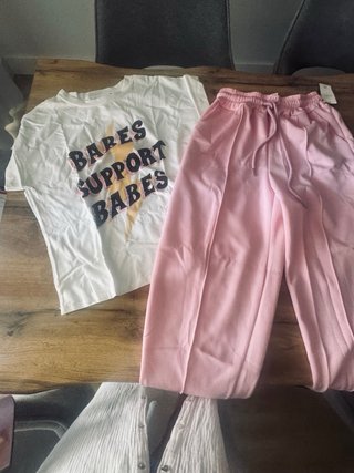 Conjunto deportivo rosa S/36