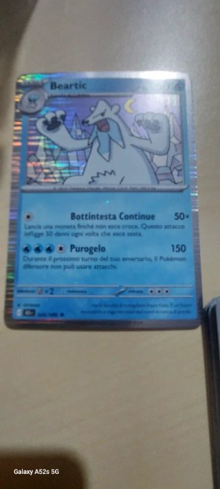 Carte Pokemon: Beartic, Larvesta, Cobalion, Thundu