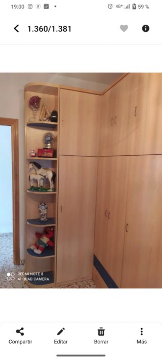 Dormitorio juvenil completo,con dos camas