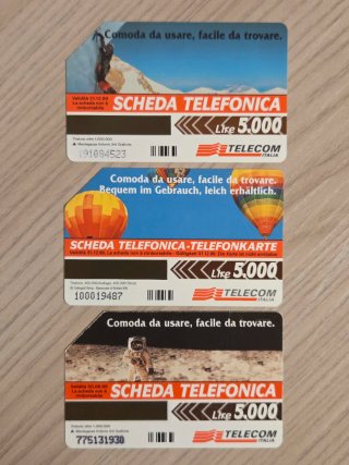 Serie 10 Schede Telefoniche "Non Cercarla Lontano"