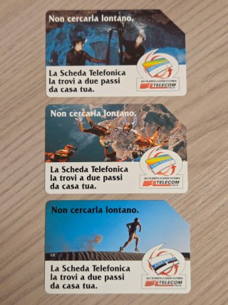 Serie 10 Schede Telefoniche "Non Cercarla Lontano"