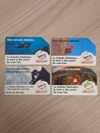 Serie 10 Schede Telefoniche "Non Cercarla Lontano"