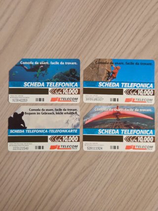Serie 10 Schede Telefoniche "Non Cercarla Lontano"