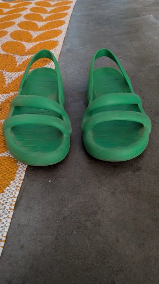 Sandalias Camper Kobarah Flat Verdes