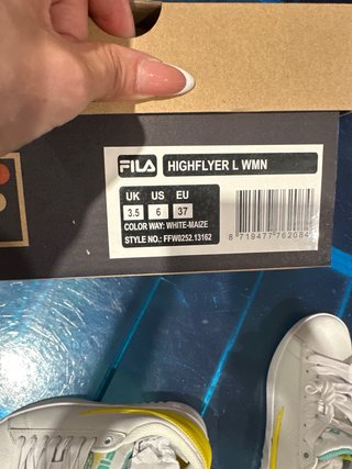 Scarpe Fila Donna Tg 37 Bianco Giallo