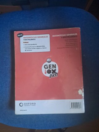 Matemáticas Generales 1 Bachillerato : Geniox