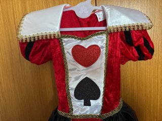 Disfraz Reina de Corazones Talla 7-8-9