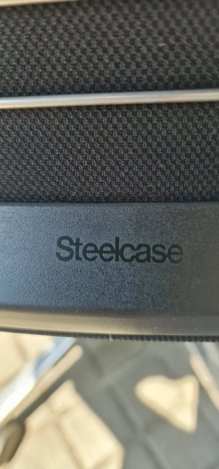 Silla Oficina Ergonómica Steelcase Think Negra
