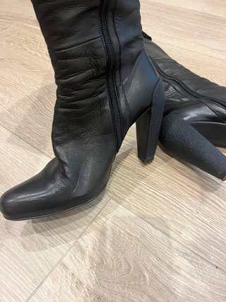 Botas de piel Farrutx negras