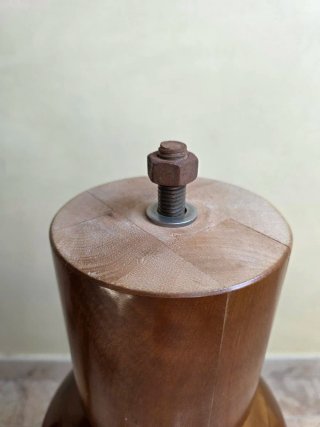 2 Pedestales Madera Maciza Mesa 72cm