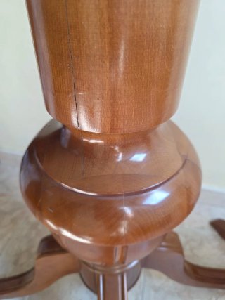 2 Pedestales Madera Maciza Mesa 72cm