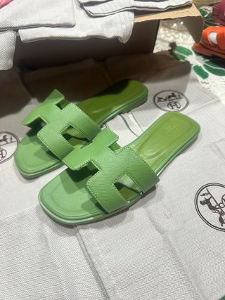 Ciabatte Hermes nere