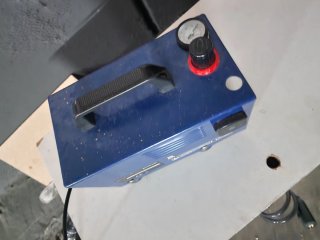 Compresor pintura Einhell azul
