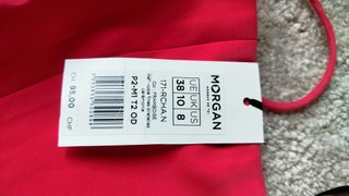 Vestido titantes color Coral, Marca Morgan T-M