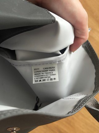 Bolso Longchamp Tote Gris