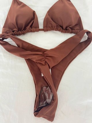 Bikini marrón talla S