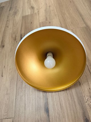 Lámpara de techo blanca