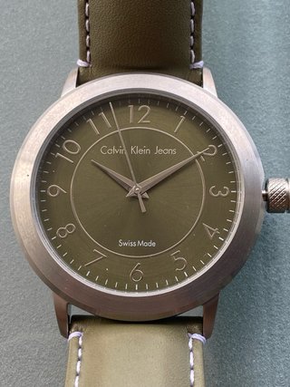 Calvin Klein Jeans Swiss Made Verde Oliva Original