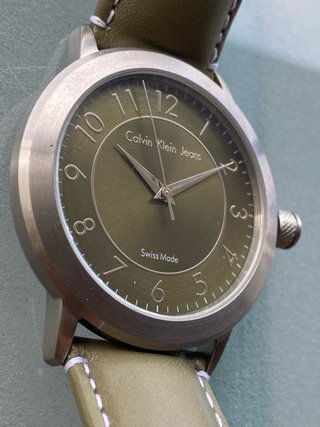 Calvin Klein Jeans Swiss Made Verde Oliva Original
