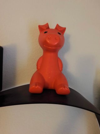 Hucha Osito Rojo