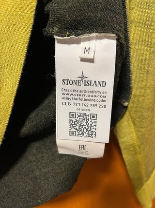 Jersey Stone Island Verde Oliva Hombre