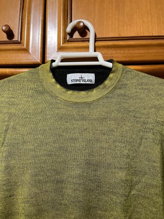 Jersey Stone Island Verde Oliva Hombre