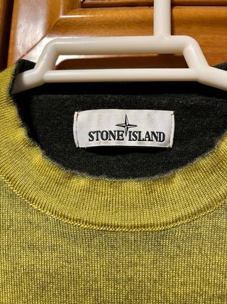 Jersey Stone Island Verde Oliva Hombre