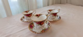 Royal Albert Old Country Roses 3 tazas