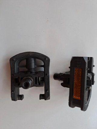 Pedales Bicicleta Plegables Negros