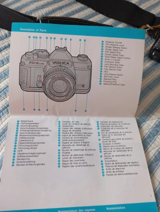 Manual Instrucciones Yashica FX-3 FX-7