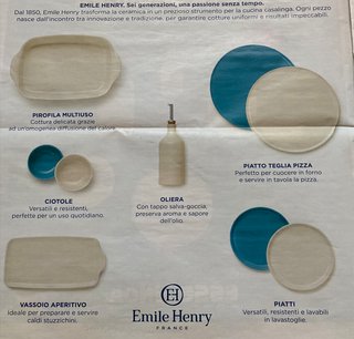 Set Ceramica Emile Henry Collezione Esseluga