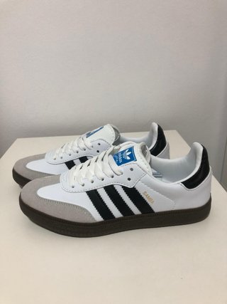 Adidas Samba Blancas y Grises