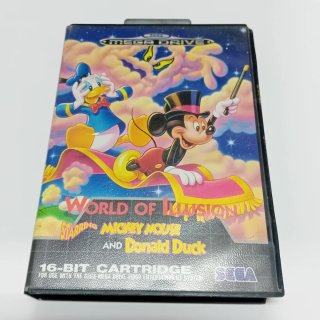 Sega Mega Drive World of Illusion Mickey Donald