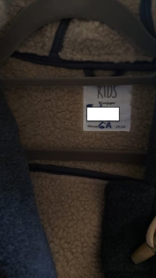 Abrigo C&A Kids Beige/Azul