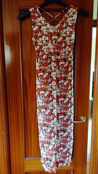 Vestido Vero Moda flores tirantes largo Talla M