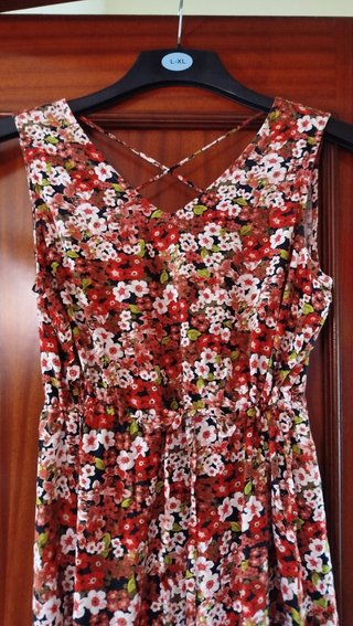 Vestido Vero Moda flores tirantes largo Talla M