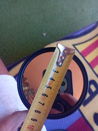 Espejos Moto Universales Cortos Negros