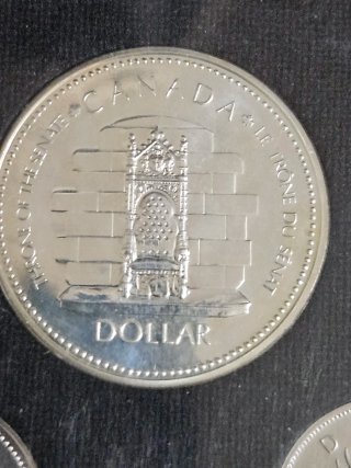 Collezione di monete in argento Elisabetta II