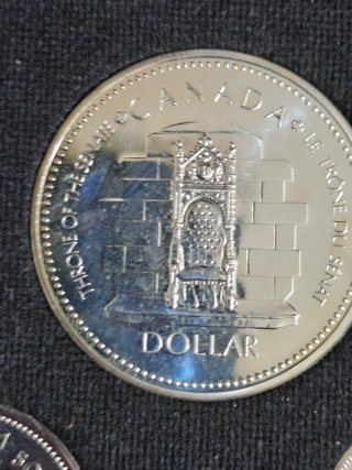 Collezione di monete in argento Elisabetta II