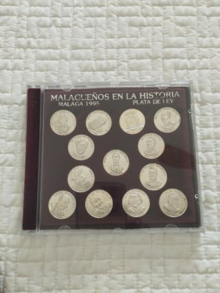 Lote 26 Monedas Plata de Ley Málaga 75 Aniversario