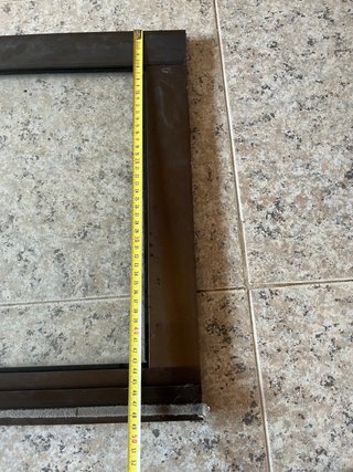 2 Ventanas Aluminio marrón