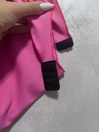 Body rosa spalline incrociate