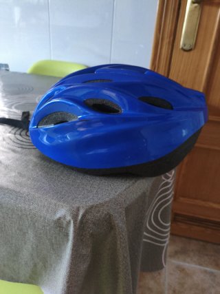 Casco de bicicleta infantil azul
